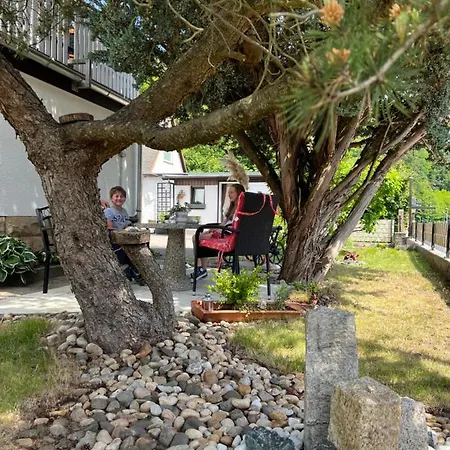 Ferienwohnung -In Lapide Regis- Königstein Exterior foto